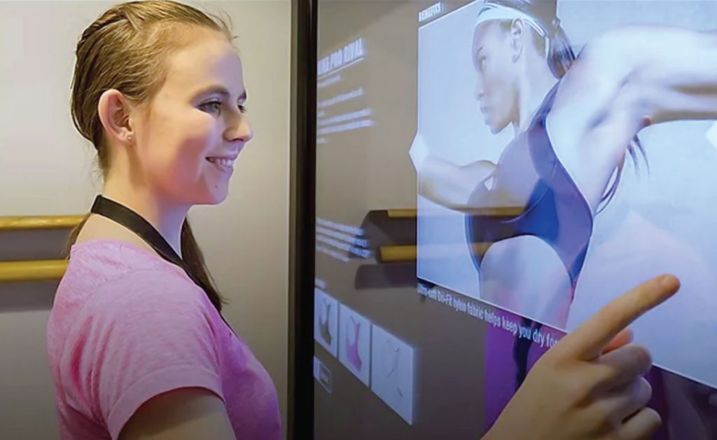 interactive mirror retail stores