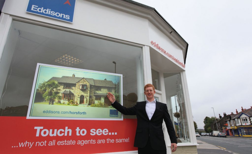 interactive touch foil estate agents