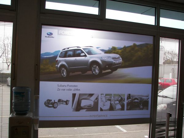 Front Projection Film Information Screens