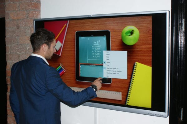 Pro Display's 65" Interactive Screen offer a robust and superior solution to classroom presentation needs Pro Display's 65" Interactive Screen offer a robust and superior solution to classroom presentation needs