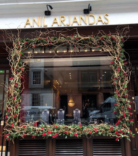 The Switchable Glass window display in Anil Arjandas presents as clear during the day, allowing passers-by to see the beautiful products on display The Switchable Glass window display in Anil Arjandas presents as clear during the day, allowing passers-by to see the beautiful products on display