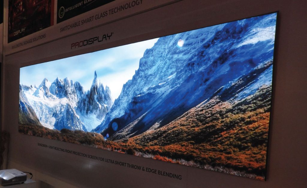 ambient light rejection alr screen museums